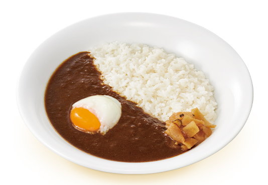 横濱カレーメニュー 店内 すき家